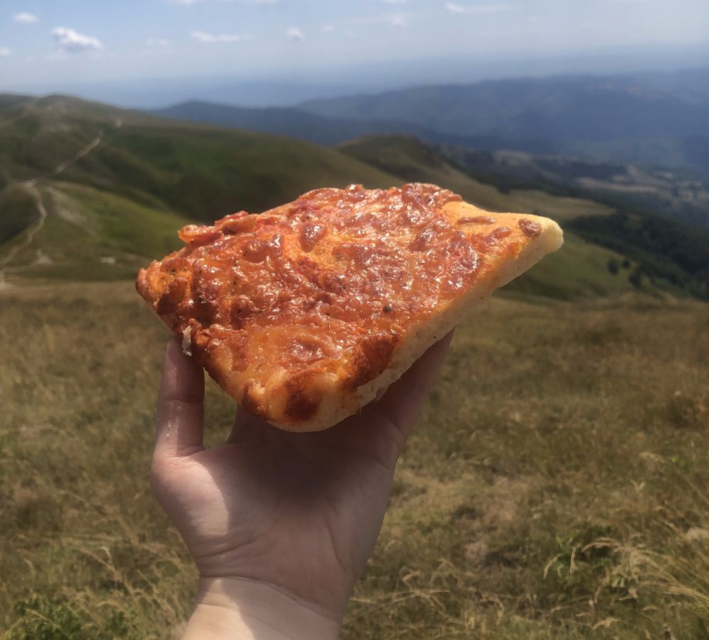 spuntino sul Monte Spigolino