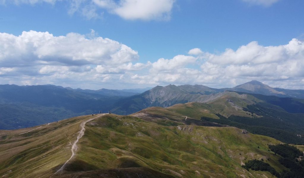 Passo della Croce arcana visto dal Monte Spigolino