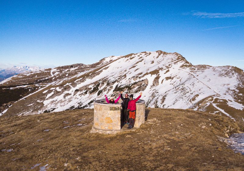 bel e fol sulla cima Cosatabella del Monte Baldo