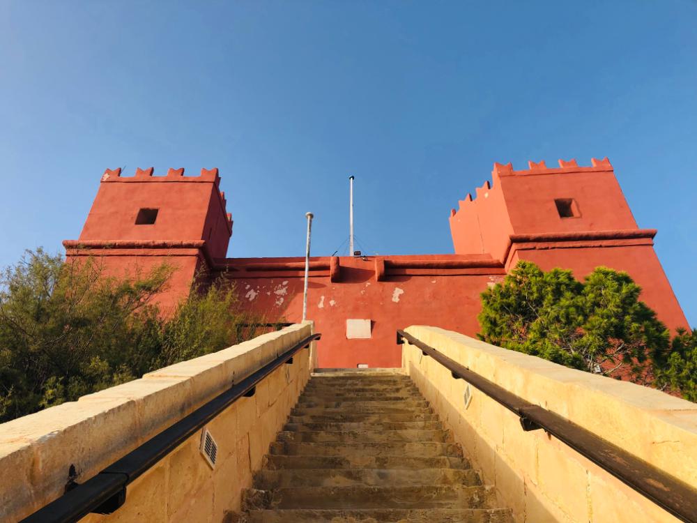 red tower Malta