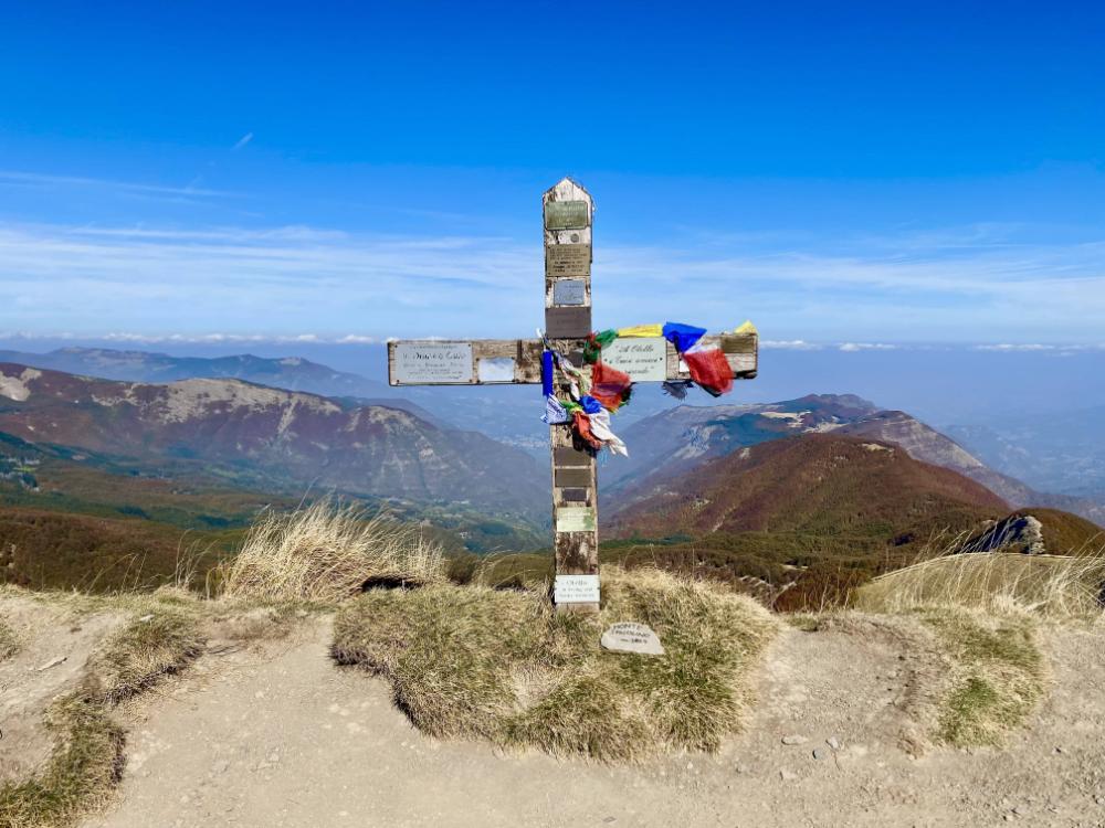 trekking sullo spigolino in appennino modenese