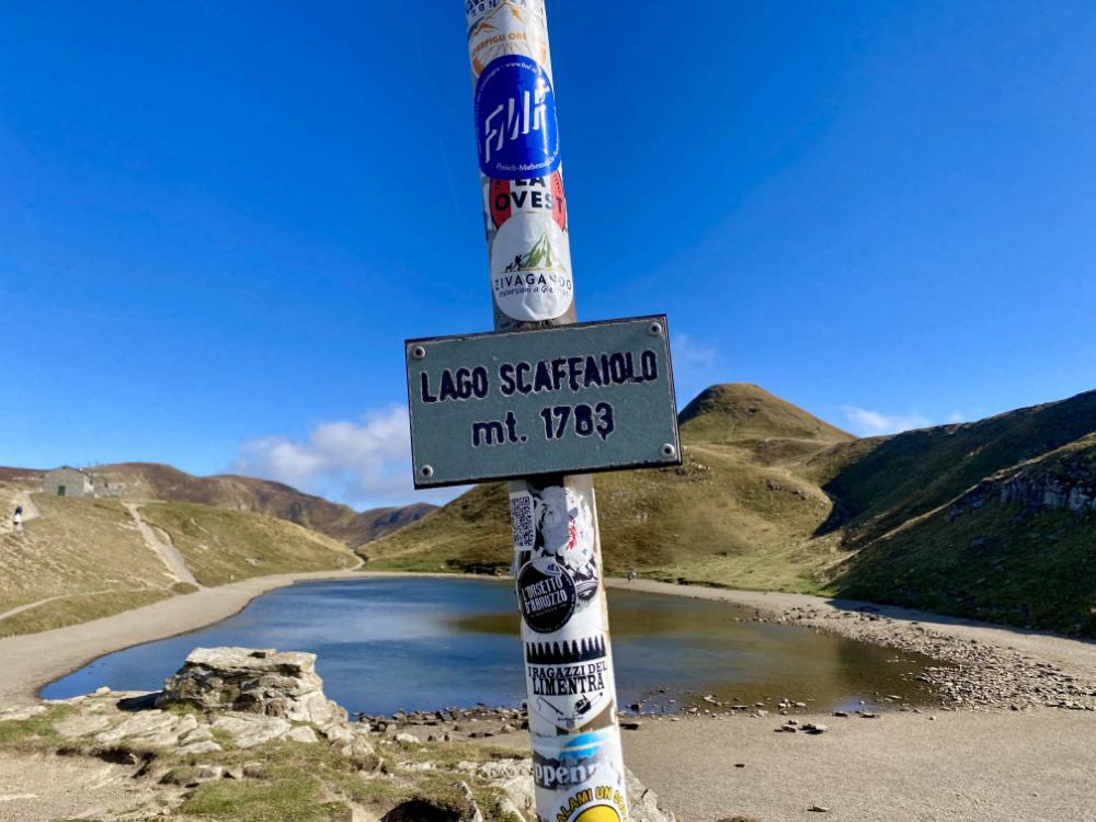 lago scaffaiolo in appennino modenese