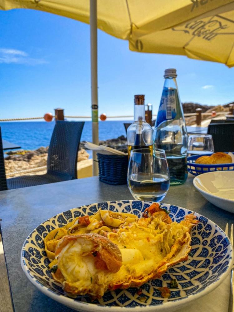 pranzo a ghar lapsi, viaggio low cost a malta