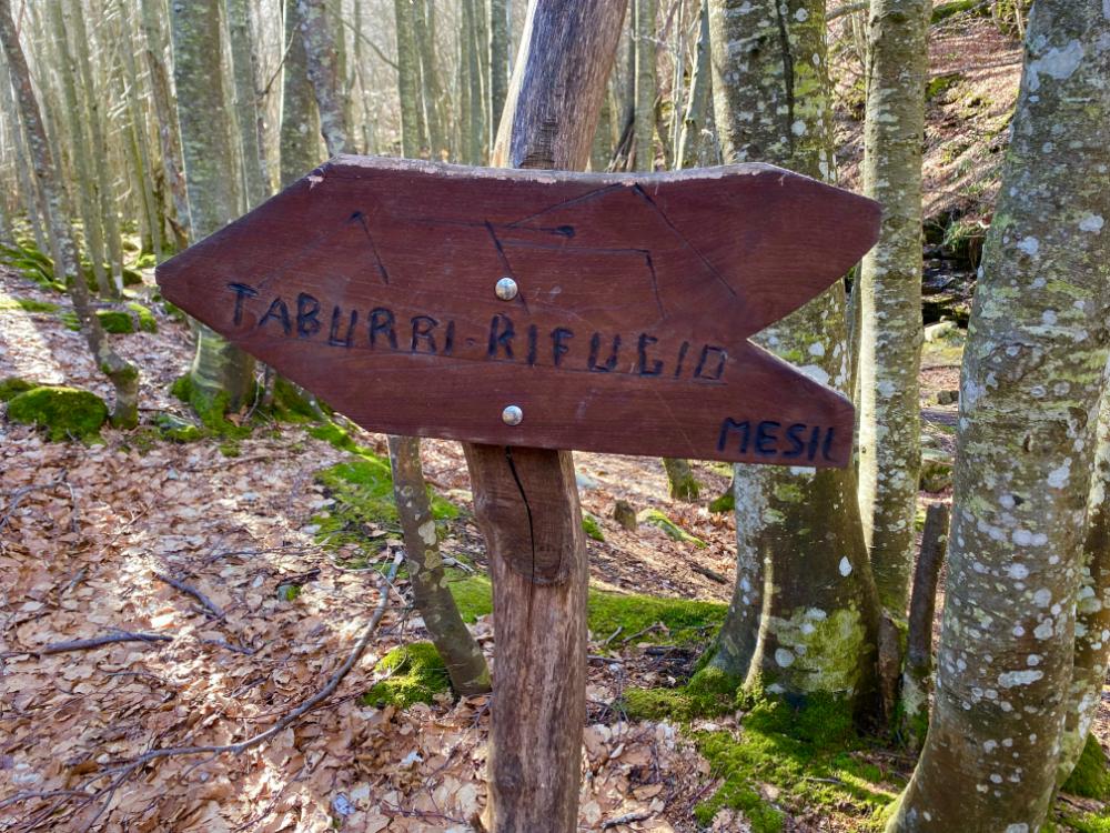 cartelli per il rifugio i taburri