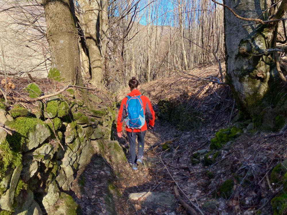 vecchia mulattiera vicino al rifugio i taburri