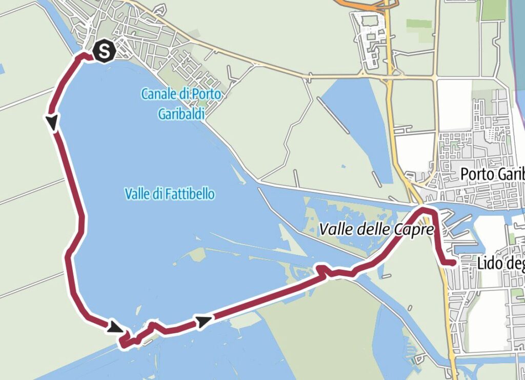 trekking alle Valli di Comacchio