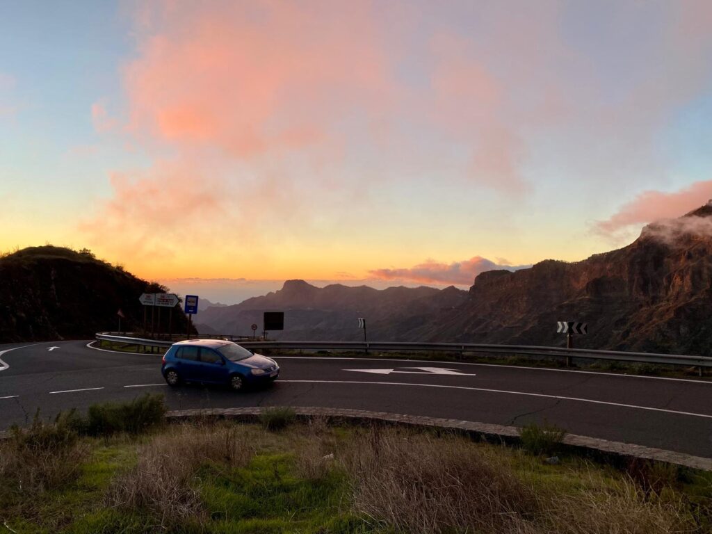 tramonto a Tejeda