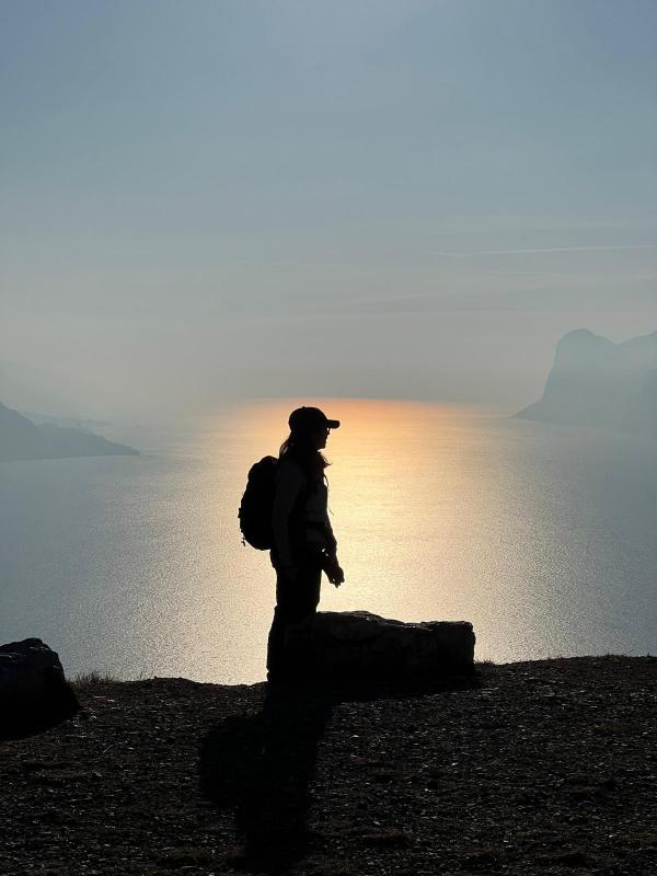 terrazza panoramica sul lago di garda